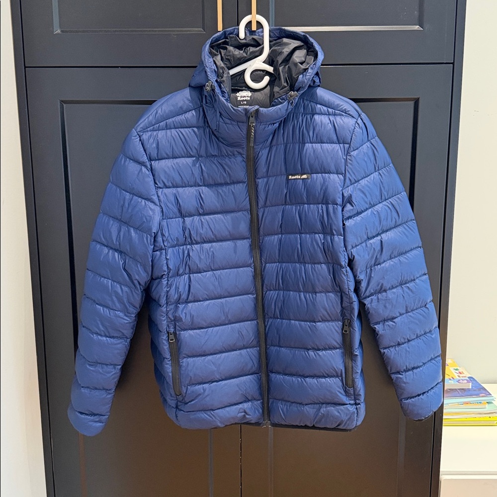 Roots Blue Puffer Jacket